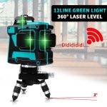 Hilda LS055 Laser Level 12 Linien 3D Selbstnivellierend 360 Cross Horizontal Vertical Level Green Beam – Bild 6