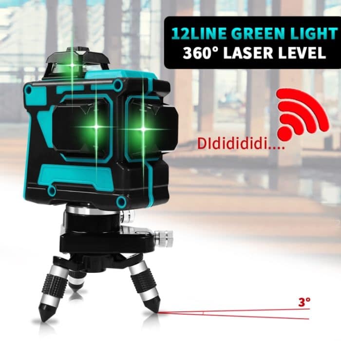 Hilda LS055 Laser Level 12 Linien 3D Selbstnivellierend 360 Cross Horizontal Vertical Level Green Beam – Bild 6