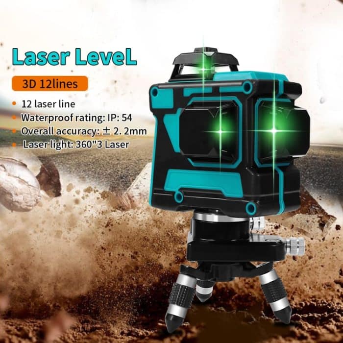 Hilda LS055 Laser Level 12 Linien 3D Selbstnivellierend 360 Cross Horizontal Vertical Level Green Beam – Bild 7