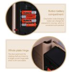 17E Home Mini elektronisches Sicherheitsschloss, Wandschrank, Sicherheitsbox ohne Münzfunktion – Bild 5