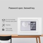 17E Home Mini elektronisches Sicherheitsschloss, Wandschrank, Sicherheitsbox ohne Münzfunktion – Bild 7