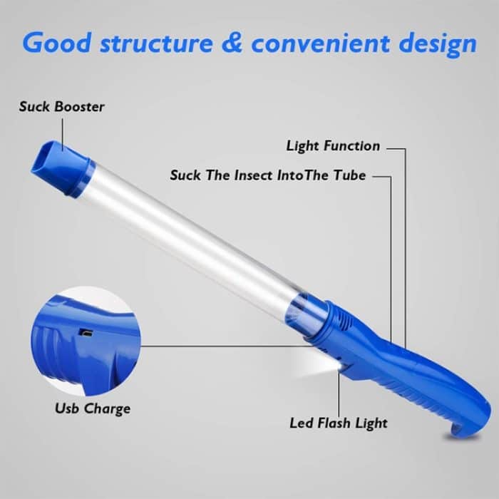 SK818 USB-Lade-Insektenwanzen-Saugfalle Elektrischer Schädlings-Spinnenfänger mit LED-Licht, SK818 Orange, SK818 Blue – Bild 6