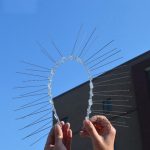 5 PCS / Set Bird Repeller 50cm Edelstahlnägel Bird Spikes SK411 – Bild 11