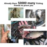 10 Löcher Automatisches faltbares Fischernetz Nylon Shrimp Crab Minnow Trap Fish Cast Net Angelgerät – Bild 8