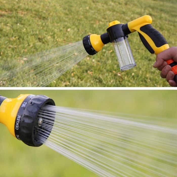 Multifunktionale Autoschaum-Wasserpistole Gartenbewässerungswerkzeuge Haustierduschensprinkler, zufällige Farbabgabe, ohne Wasserleitung – Bild 5
