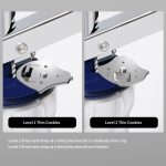 Multifunktions-Plätzchen- und Keksmaschine für den Haushalt, zum Dekorieren, zum Selbermachen, Backen mit 20 Formen und 4 Düsen, Multi-function silver, Multi-function Green – Bild 7