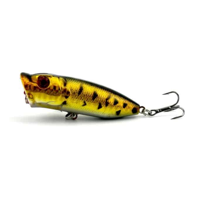HENGJIA Artificial Popper Fishing Lures Umweltfreundlicher Angelköder mit Haken, Länge: 6,5 cm, zufällige Farblieferung – Bild 2