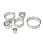 12 PCS / Set Edelstahl Runde Form Schneidform Mousse Kuchen Donut Backwerkzeuge – Bild 2