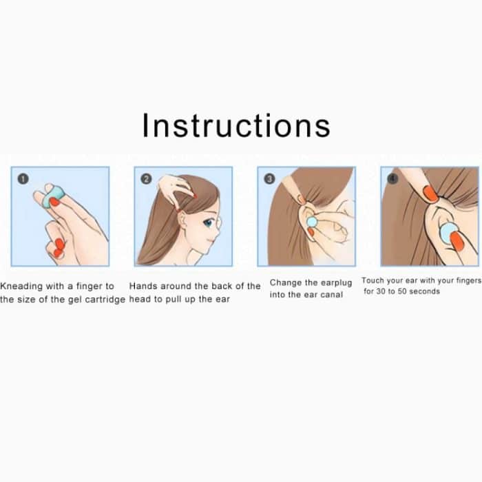 4 PCS / Set-Ohrstöpsel zur Verhinderung von Schlafgeräuschen verbessern den Gehörschutz im Schlaf und die zufällige Farbabgabe – Bild 6