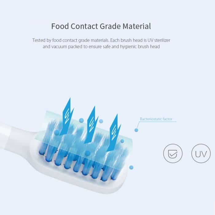 3 PCS Original Xiaomi Mijia elektrische Zahnbürstenköpfe Ersatz für die Mundgesundheit (empfindlicher Typ) – Bild 7