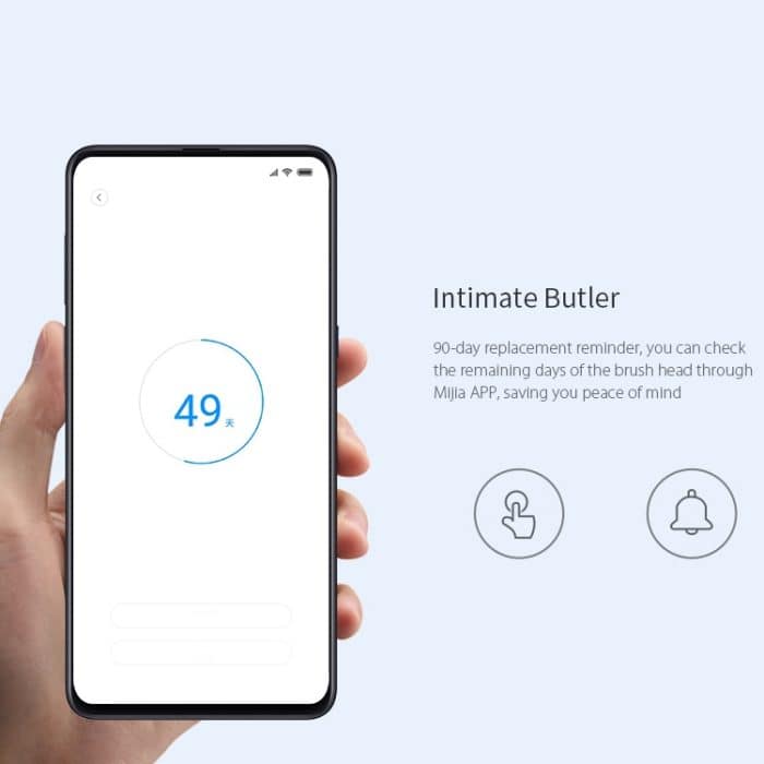 3 PCS Original Xiaomi Mijia elektrische Zahnbürstenköpfe Ersatz für die Mundgesundheit (empfindlicher Typ) – Bild 8