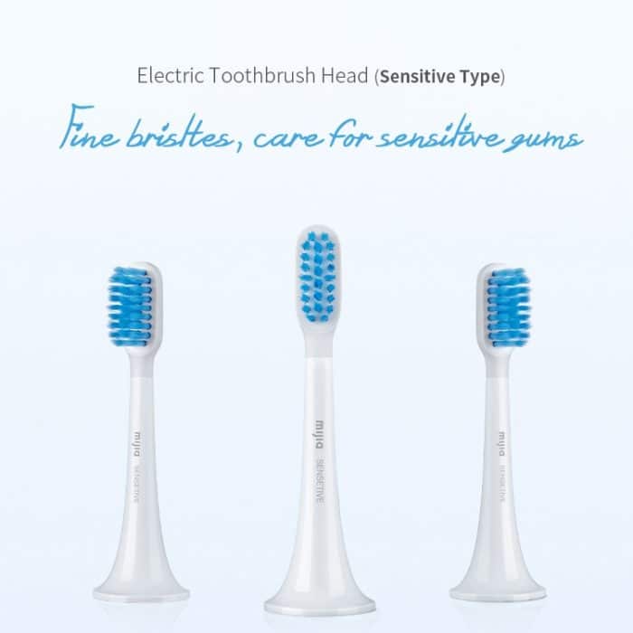 3 PCS Original Xiaomi Mijia elektrische Zahnbürstenköpfe Ersatz für die Mundgesundheit (empfindlicher Typ) – Bild 9