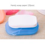 5 PCS Einweg tragbare Reisebox Konfetti Seife Mini Seifenpapier, zufällige Farblieferung – Bild 8