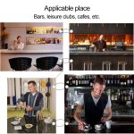 9 in 1 Edelstahl Cocktail Shaker Tools Set mit Holzhalterung, Fassungsvermögen: 350ml – Bild 7