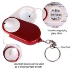 BEST BST-J106 10-fache Taschenlupe mit LED-Licht, zufällige Farblieferung – Bild 5