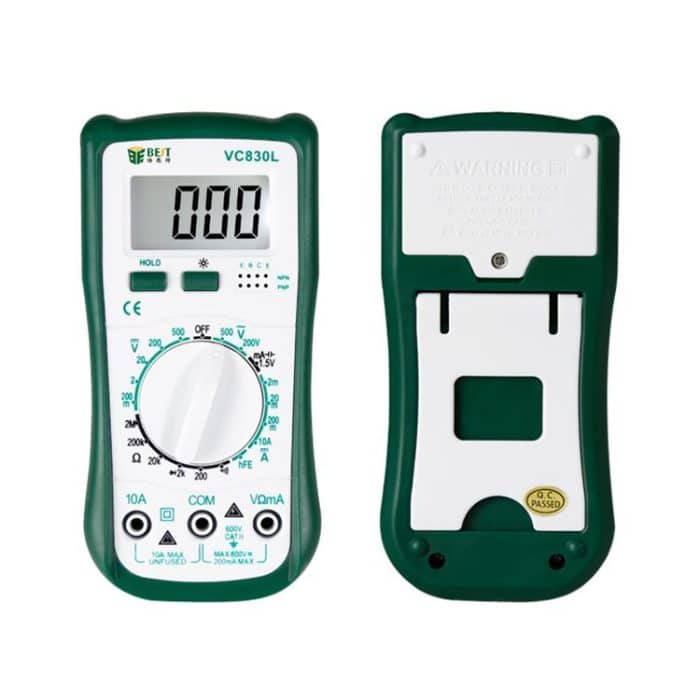 BEST-VC830L Professionelles Reparaturwerkzeug Pocket Digital Multimeter – Bild 2