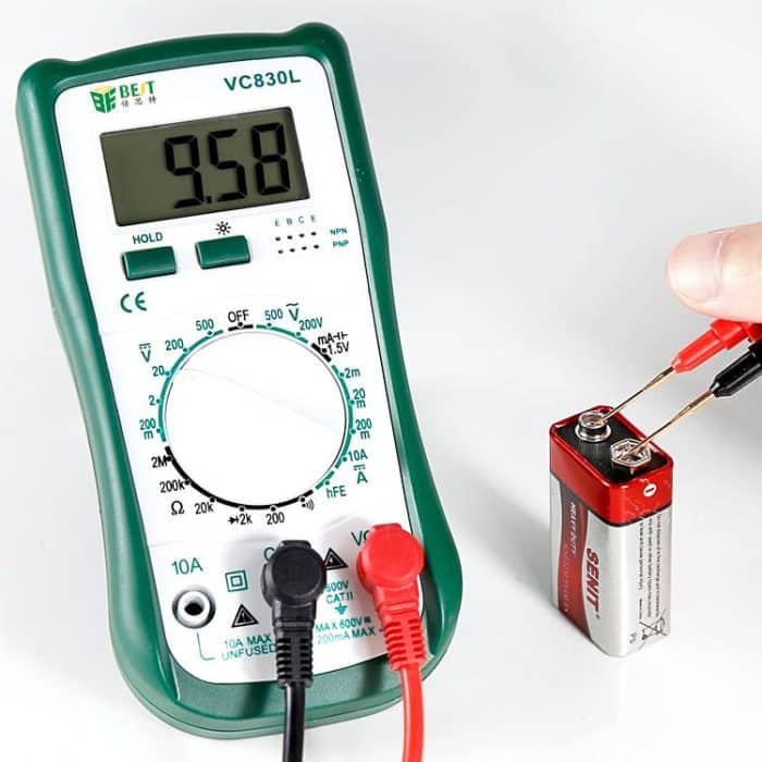 BEST-VC830L Professionelles Reparaturwerkzeug Pocket Digital Multimeter – Bild 6