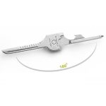 SWISS + TECH Edelstahl 6 in 1 Multifunktions-Schlüsselanhänger für den Außenbereich, faltbarer Schlüsselring für Mini-Werkzeuge – Bild 6