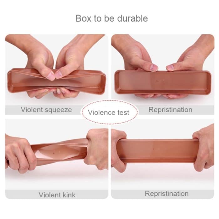 3-in-1 304 Edelstahl mattiertes tragbares Outdoor-Geschirr für Kinder, Frosted Children Gold, Polished Children Rose Gold – Bild 6