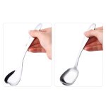 3-in-1 304 Edelstahl mattiertes tragbares Outdoor-Geschirr für Kinder, Frosted Children Gold, Polished Children Rose Gold – Bild 7