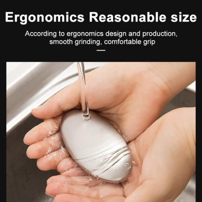 2 PCS tragbare Reinigung Ovaler Handseife aus Edelstahl zur Beseitigung von Gerüchen mit Basis, zufällige Lieferung – Bild 8