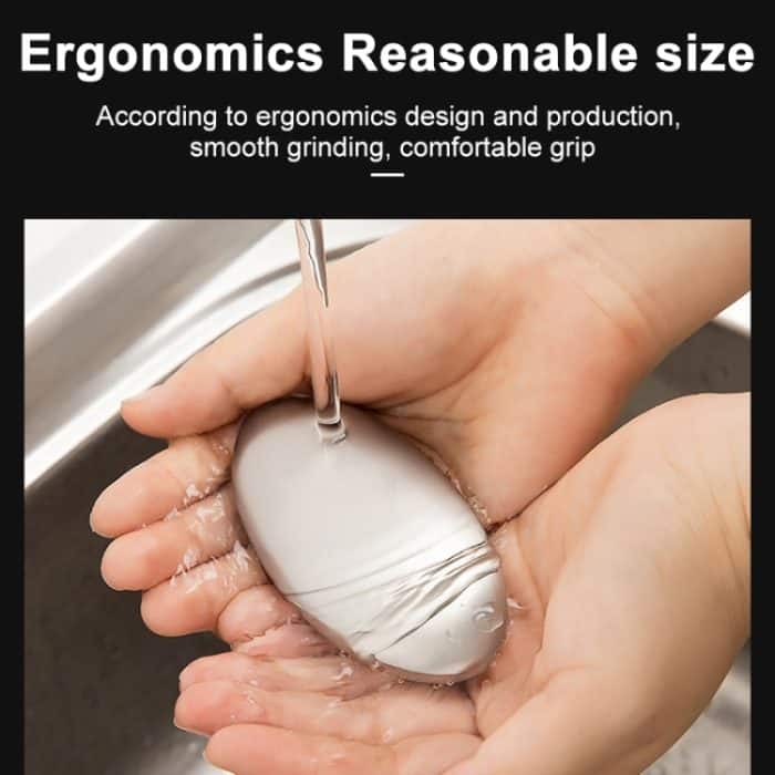 2 PCS tragbare Reinigung Ovaler Handseife aus Edelstahl zur Beseitigung von Gerüchen, zufällige Lieferung – Bild 4
