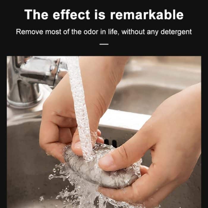 2 PCS tragbare Reinigung Ovaler Handseife aus Edelstahl zur Beseitigung von Gerüchen, zufällige Lieferung – Bild 5