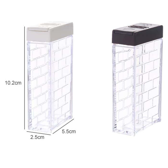 6 teile/satz Küche Zwei-wege Offene Gewürz Glas Gewürz Flasche – Bild 4