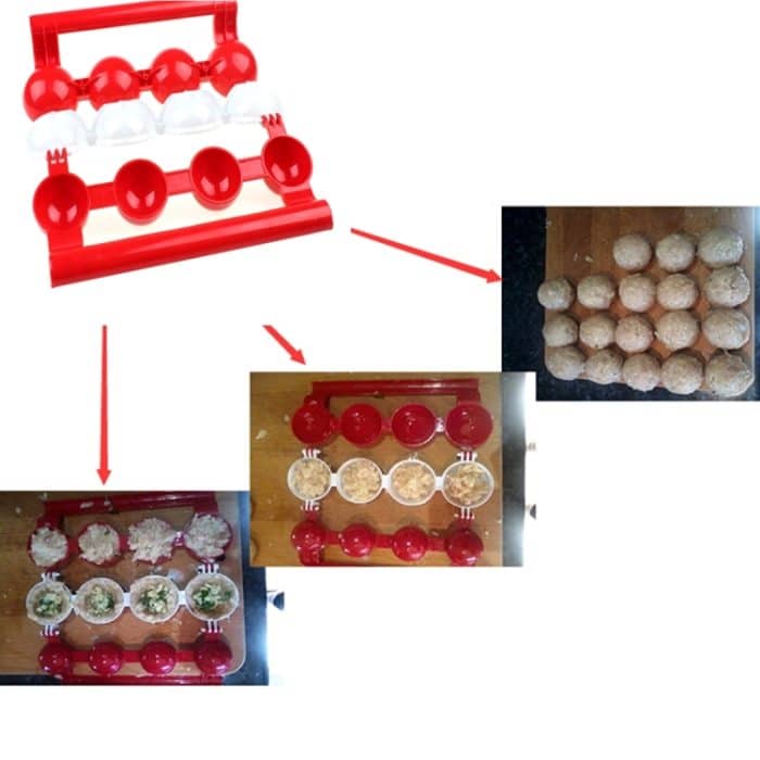 Nützliche Newbie Fleischbällchen Fischbällchen Küche hausgemachte gefüllte Fleischbällchen Maker Home Cooking Tools – Bild 5