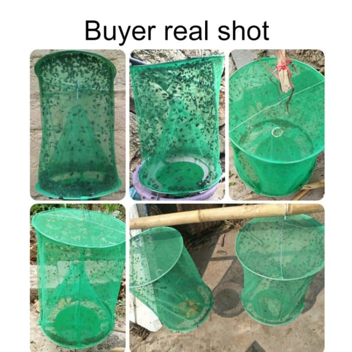 5PCS Folding Hanging Automatic Fly Hunter, induzierter Fliegenkäfig – Bild 6