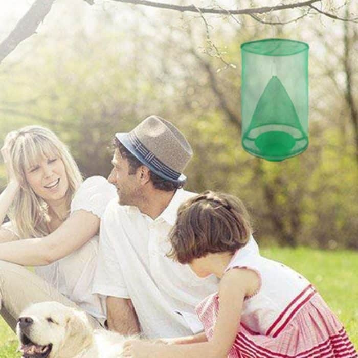 5PCS Folding Hanging Automatic Fly Hunter, induzierter Fliegenkäfig – Bild 10