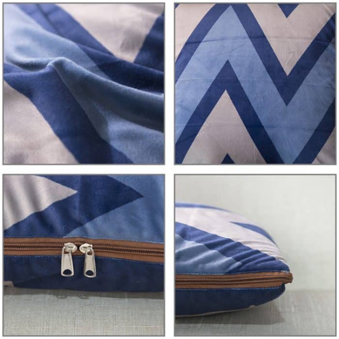 Deer Pattern Multifunktionale Plüschdecke Quadratisches Kissen Quilt Office Car Kissen Kissen, Größe: L. – Bild 3