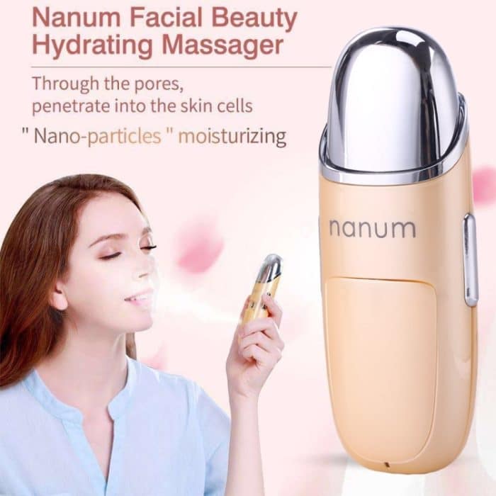 Nanum Facial Beauty Feuchtigkeitsspendendes Massagegerät Mini-Hautpflege-Wassersprühnebel-Luftbefeuchter / Automatischer Alkoholsprüher – Bild 13