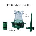 LED Luminous Lawn Sprinkler Automatische Wassersprinkler Garden Outdoor Bewässerungsdüse für den Innenhof – Bild 5