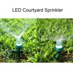 LED Luminous Lawn Sprinkler Automatische Wassersprinkler Garden Outdoor Bewässerungsdüse für den Innenhof – Bild 6