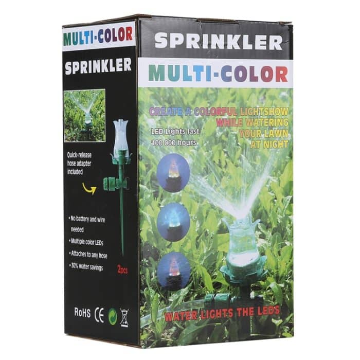 LED Luminous Lawn Sprinkler Automatische Wassersprinkler Garden Outdoor Bewässerungsdüse für den Innenhof – Bild 9