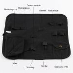 12 in 1 Edelstahl Wein Cocktail Shaker Werkzeuge Set mit Stoffbeutel, Kapazität: 550ml – Bild 6