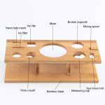 11 in 1 Edelstahl-Mixbecher-Werkzeug-Satz mit Holzmontage, Kapazität: 750ml – Bild 6