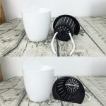 Selbstbewässernder Übertopf für Pflanzen, faule Blumentöpfe, wandhängende, runde Blumentöpfe aus Kunstharz, Kunststoff, Größe: 13 x 8,5 x 13 cm, Size: 13x8.5x13cm – Bild 3