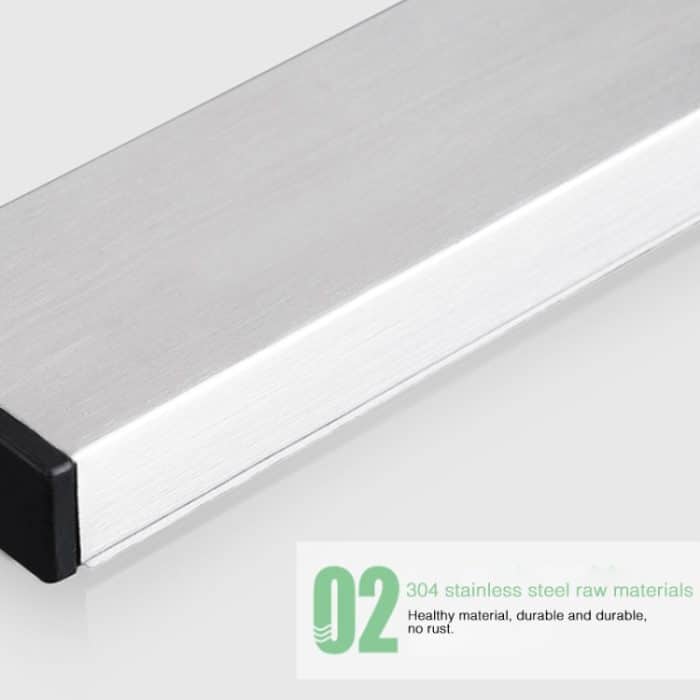 Küchenfreies Stanzen An der Wand montierter magnetischer Messerhalter aus Edelstahl 304, Größe: 51 x 4 x 1,5 cm – Bild 5