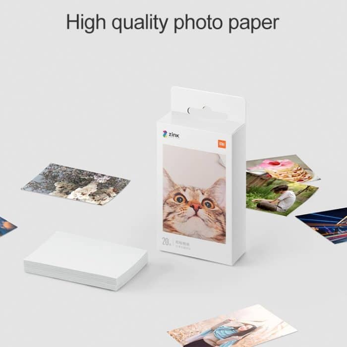20 PCS Original Xiaomi Print Fotopapier Paste Papier für Xiaomi Pocket Fotodrucker – Bild 5