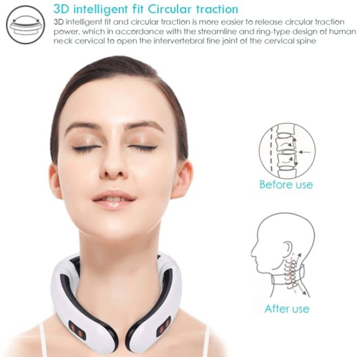 Elektrisches Pulse Shock Neck Massagegerät für den Haushalt Intelligentes Körpermassagegerät, Plug-in – Bild 5