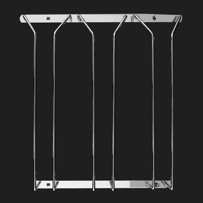 MICLAN Drei Reihen Edelstahl Hängende Weinglashalter, Größe: 34 * 32 * 27cm – Bild 2
