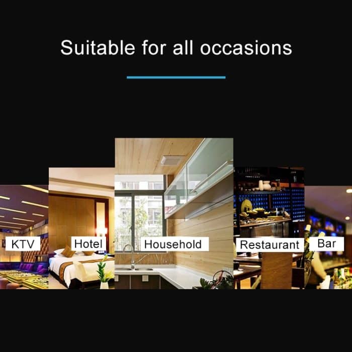 MICLAN Vierreihen Edelstahl Hängende Weinglashalter, Größe: 34 * 38 * 43cm – Bild 6