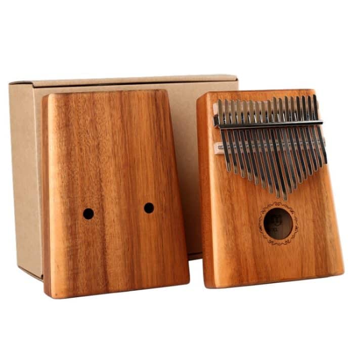 17-Ton Acacia Wood Single Kalimba Daumen Klavier Kalimba Finger Piano – Bild 5