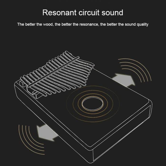 17-Ton Kalimba Daumen Klavier Kalimba Finger Klavier Kinder DIY – Bild 8