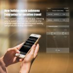 BHP-8000-WIFI-SS 3H2C Smart Home Wärmepumpe Runder Raum Bürstenspiegelgehäuse Thermostat mit WiFi, AC 24V – Bild 9