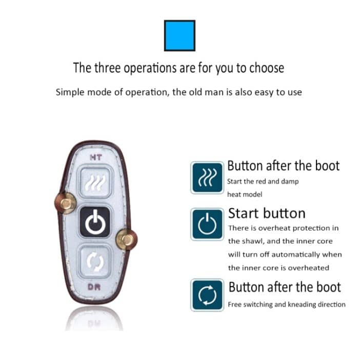 USB-Ladevibrationsmaschine Nackenschal Kneten des Schultervibrationsmassagegeräts – Bild 4
