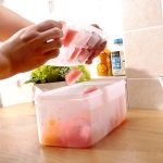 Kleine quadratische Eisformschalen Mehrschichtige Form mit Abdeckung Eisaufbewahrungsbox, 5 Schichten – Bild 5