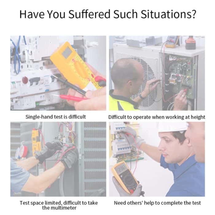 BSIDE ADM66 Handheld Household 6000 Count AC / DC-Stromspannungskondensator Automatikbereichsmultimeter mit LCD-Hintergrundbeleuchtung und Kartensteckplatzfunktion – Bild 13